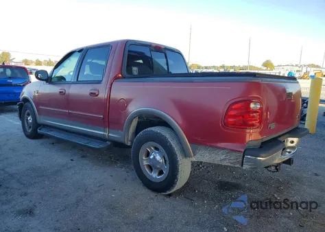 2002 Ford F150 Supercrew из США, поврежденный, VIN 1FTRW07642KE28404